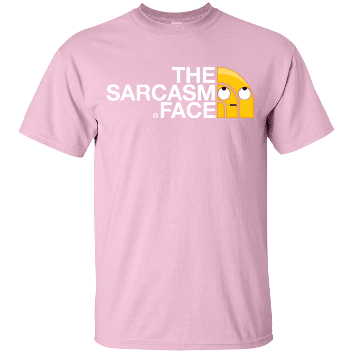 T-Shirts Light Pink / YXS Sarcasm Face Youth T-Shirt