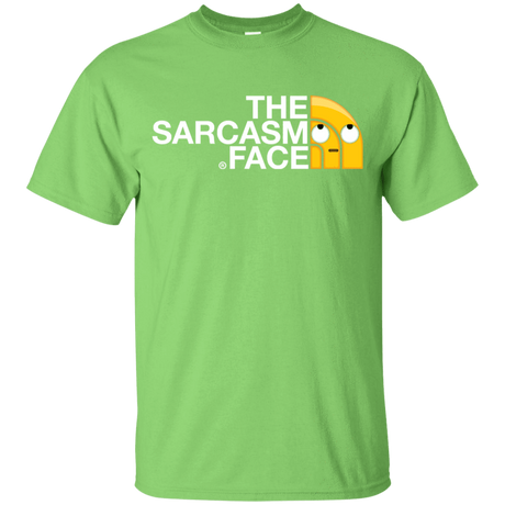 T-Shirts Lime / YXS Sarcasm Face Youth T-Shirt