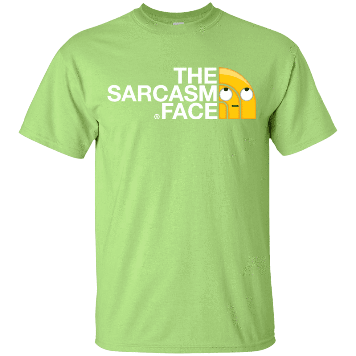 T-Shirts Mint Green / YXS Sarcasm Face Youth T-Shirt