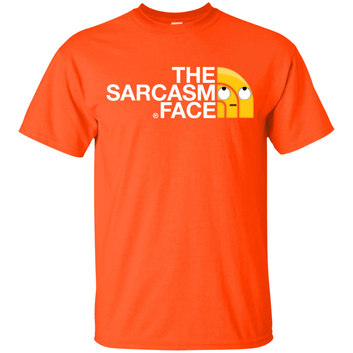 T-Shirts Orange / YXS Sarcasm Face Youth T-Shirt