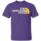 T-Shirts Purple / YXS Sarcasm Face Youth T-Shirt