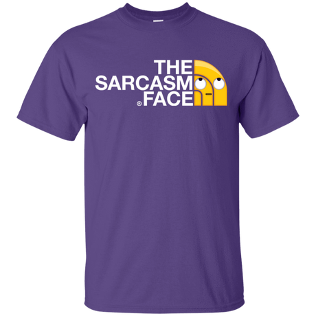 T-Shirts Purple / YXS Sarcasm Face Youth T-Shirt