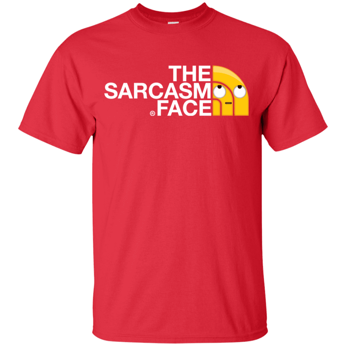 T-Shirts Red / YXS Sarcasm Face Youth T-Shirt