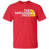 T-Shirts Red / YXS Sarcasm Face Youth T-Shirt