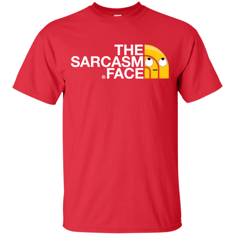 T-Shirts Red / YXS Sarcasm Face Youth T-Shirt