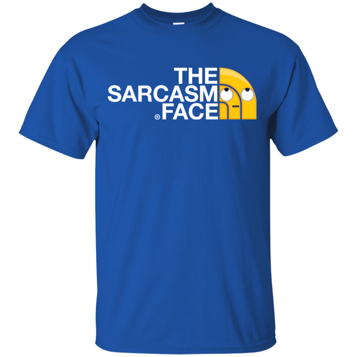 T-Shirts Royal / YXS Sarcasm Face Youth T-Shirt