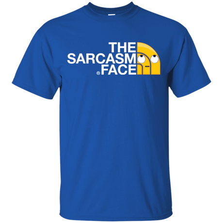 T-Shirts Royal / YXS Sarcasm Face Youth T-Shirt