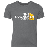 T-Shirts Premium Heather / YXS Sarcasm Face Youth Triblend T-Shirt