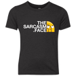 T-Shirts Vintage Black / YXS Sarcasm Face Youth Triblend T-Shirt