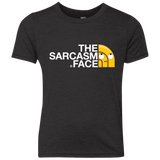 T-Shirts Vintage Black / YXS Sarcasm Face Youth Triblend T-Shirt
