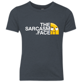 T-Shirts Vintage Navy / YXS Sarcasm Face Youth Triblend T-Shirt