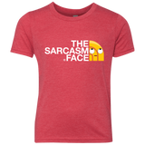 T-Shirts Vintage Red / YXS Sarcasm Face Youth Triblend T-Shirt