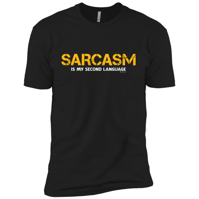 T-Shirts Black / YXS Sarcasm Is My Second Language Boys Premium T-Shirt