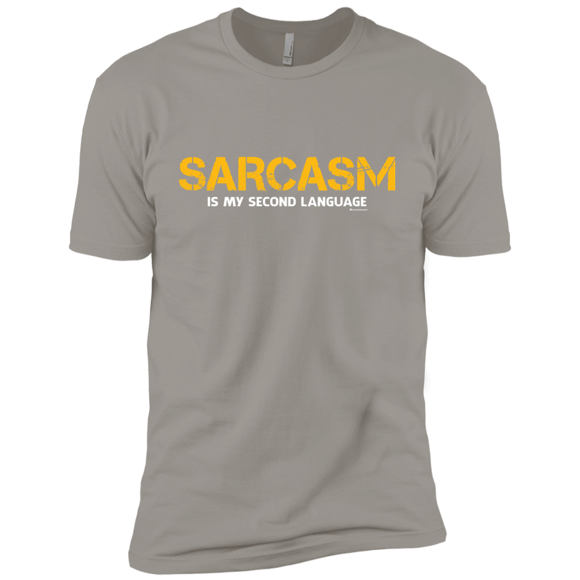 T-Shirts Light Grey / YXS Sarcasm Is My Second Language Boys Premium T-Shirt