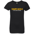 T-Shirts Black / YXS Sarcasm Is My Second Language Girls Premium T-Shirt