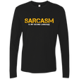 T-Shirts Black / Small Sarcasm Is My Second Language Men's Premium Long Sleeve