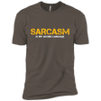 T-Shirts Warm Grey / X-Small Sarcasm Is My Second Language Men's Premium T-Shirt