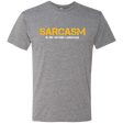 T-Shirts Premium Heather / Small Sarcasm Is My Second Language Men's Triblend T-Shirt