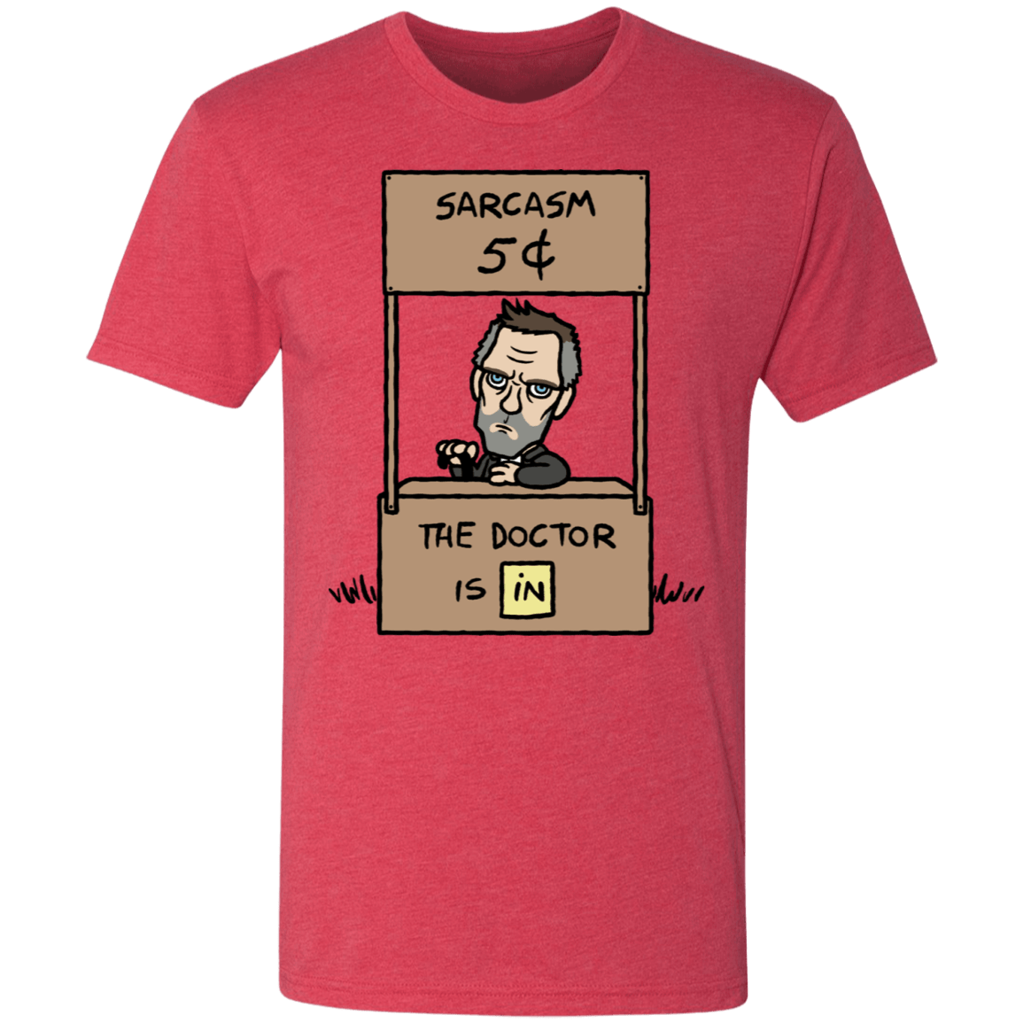 T-Shirts Vintage Red / S Sarcasm Stand Men's Triblend T-Shirt