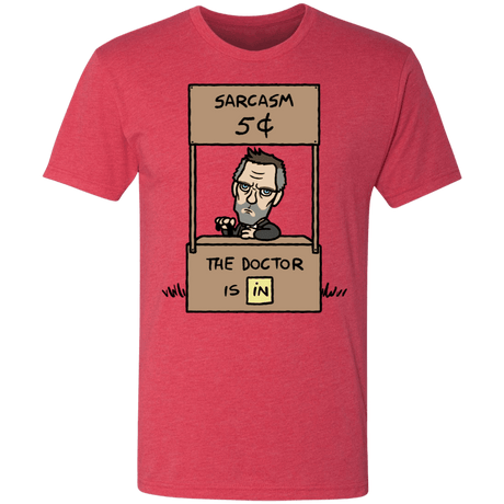 T-Shirts Vintage Red / S Sarcasm Stand Men's Triblend T-Shirt