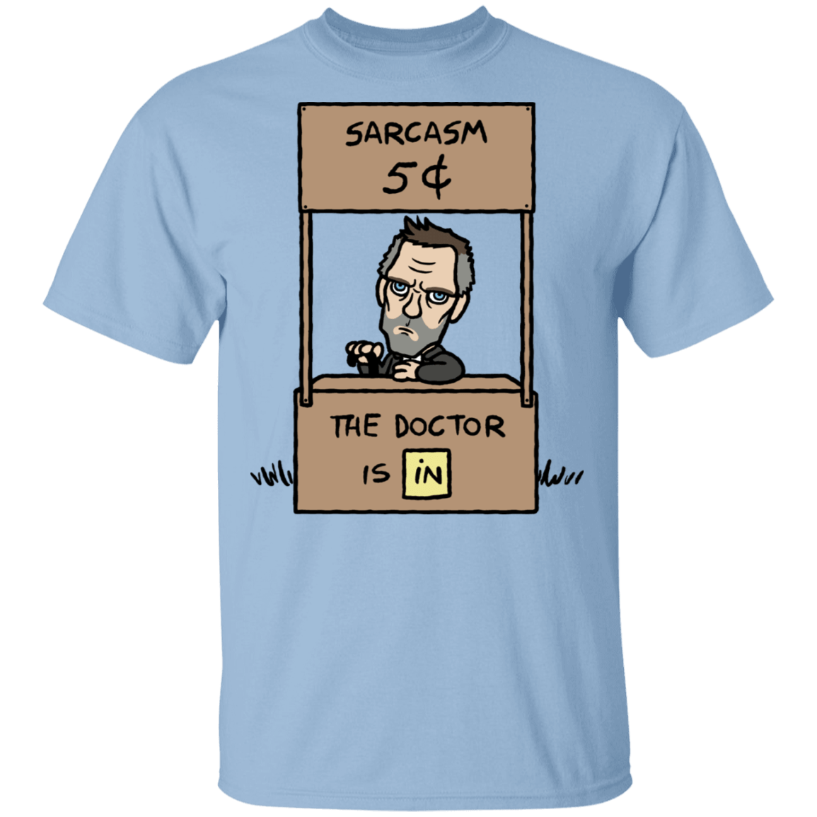 T-Shirts Light Blue / S Sarcasm Stand T-Shirt