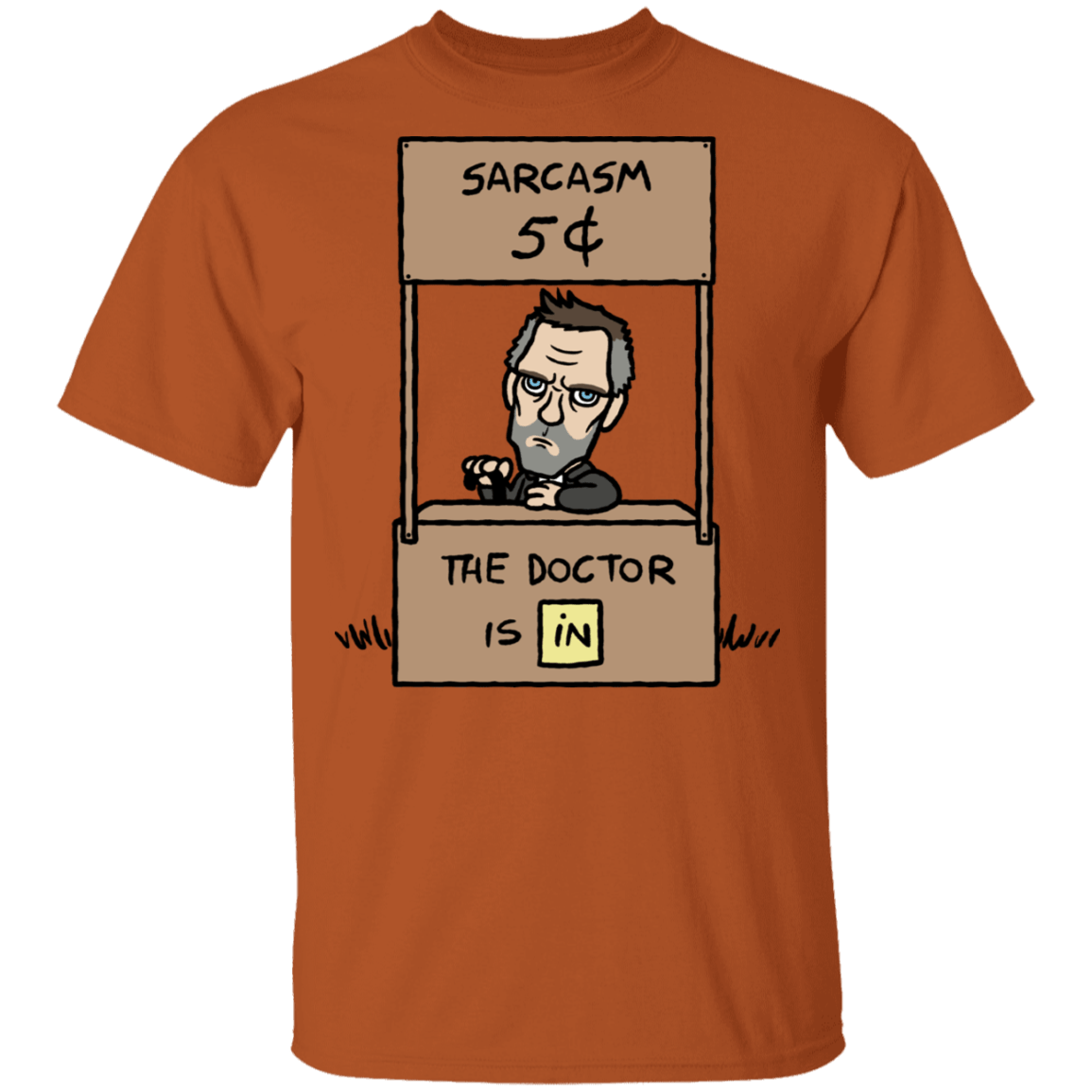 T-Shirts Texas Orange / S Sarcasm Stand T-Shirt