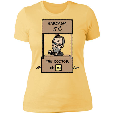 T-Shirts Banana Cream/ / S Sarcasm Stand Women's Premium T-Shirt