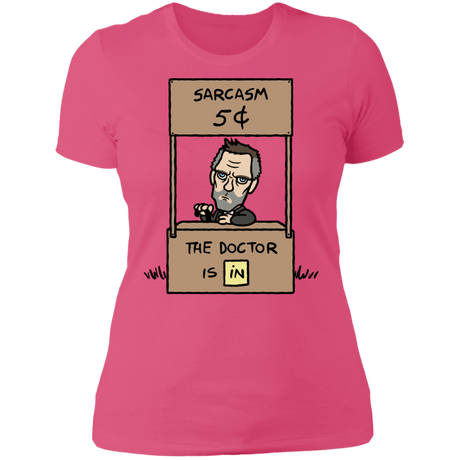 T-Shirts Hot Pink / S Sarcasm Stand Women's Premium T-Shirt