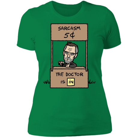 T-Shirts Kelly Green / S Sarcasm Stand Women's Premium T-Shirt