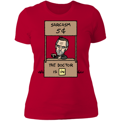 T-Shirts Red / S Sarcasm Stand Women's Premium T-Shirt