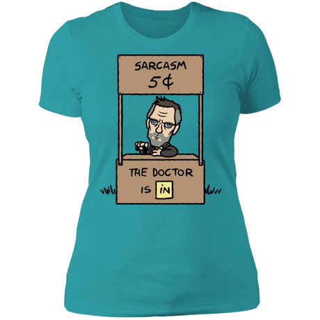 T-Shirts Tahiti Blue / S Sarcasm Stand Women's Premium T-Shirt