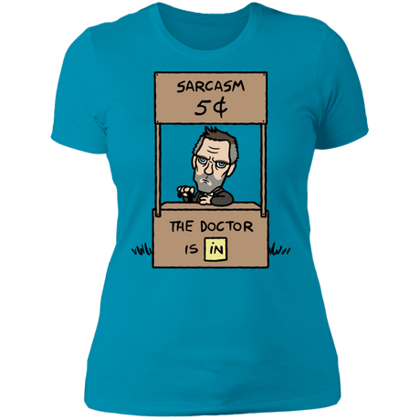 T-Shirts Turquoise / S Sarcasm Stand Women's Premium T-Shirt