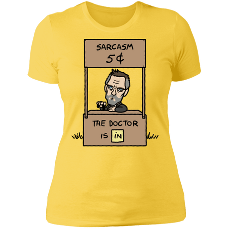 T-Shirts Vibrant Yellow / S Sarcasm Stand Women's Premium T-Shirt