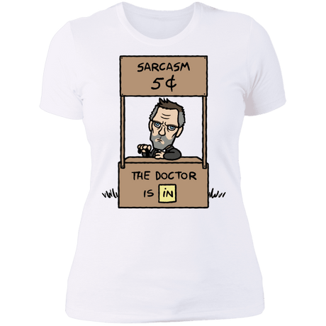 T-Shirts White / S Sarcasm Stand Women's Premium T-Shirt