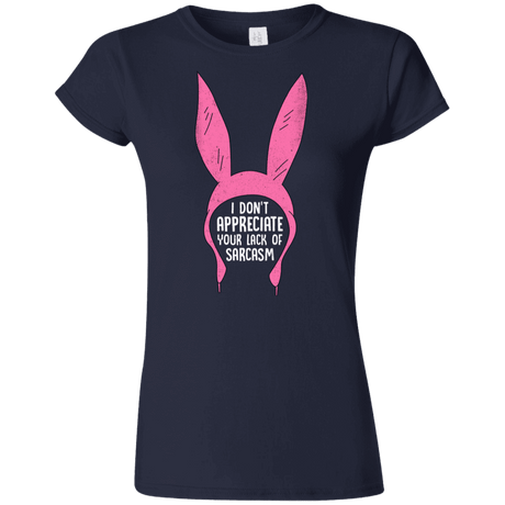 T-Shirts Navy / S Sarcasm Wins Junior Slimmer-Fit T-Shirt