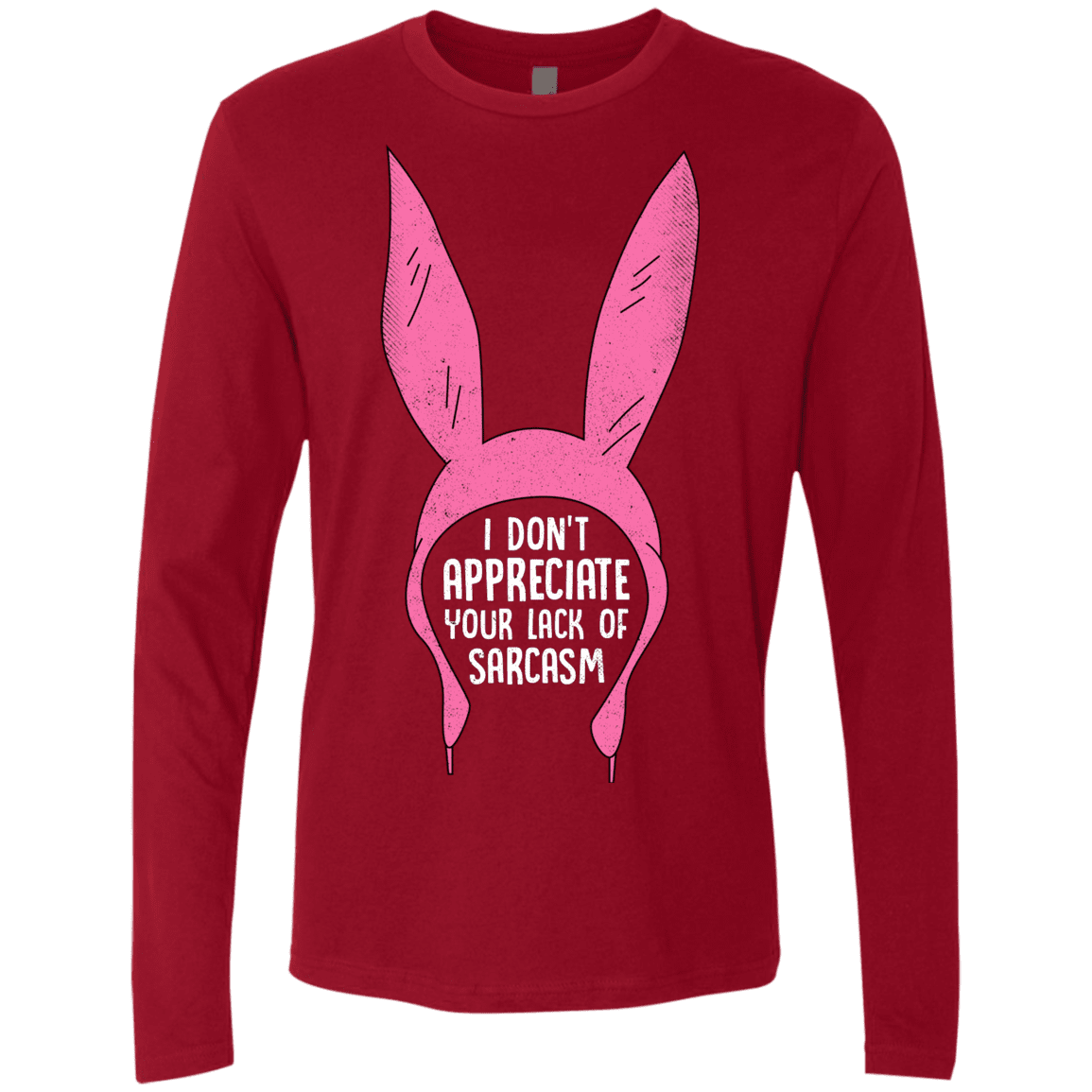 T-Shirts Cardinal / S Sarcasm Wins Men's Premium Long Sleeve