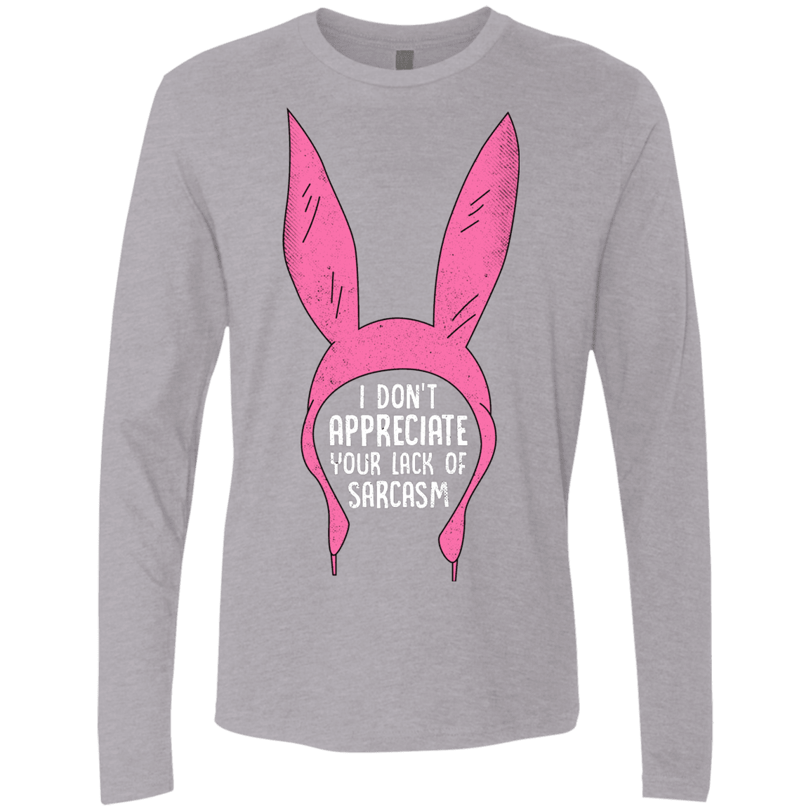 T-Shirts Heather Grey / S Sarcasm Wins Men's Premium Long Sleeve