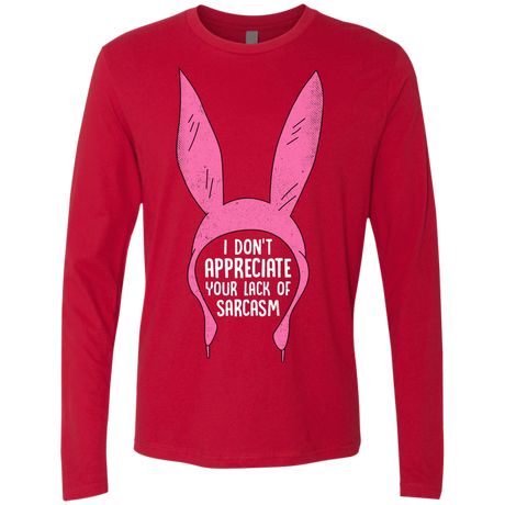 T-Shirts Red / S Sarcasm Wins Men's Premium Long Sleeve