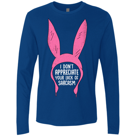 T-Shirts Royal / S Sarcasm Wins Men's Premium Long Sleeve