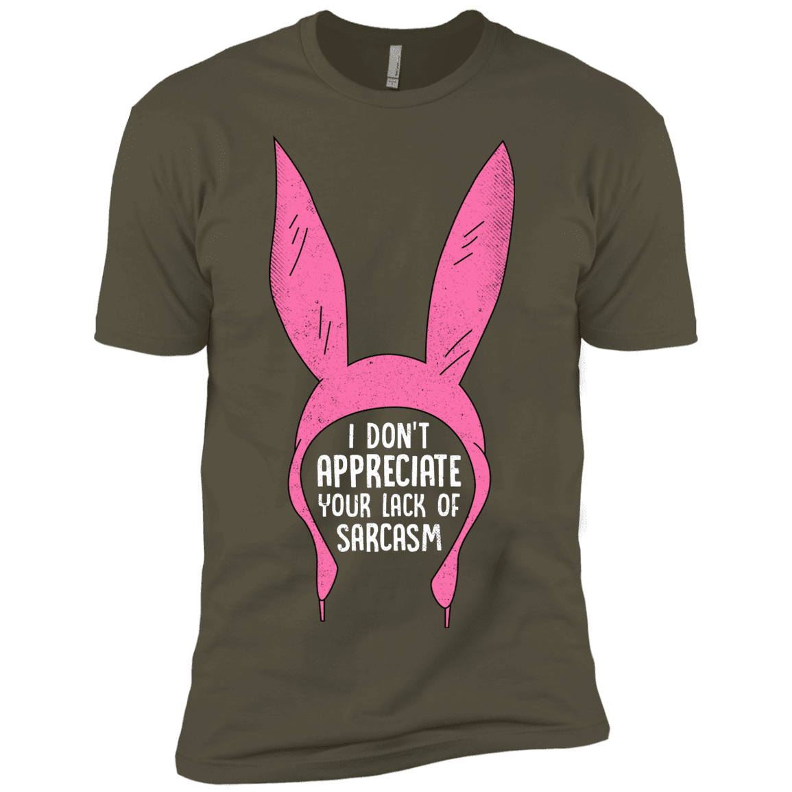 T-Shirts Military Green / X-Small Sarcasm Wins Men's Premium T-Shirt