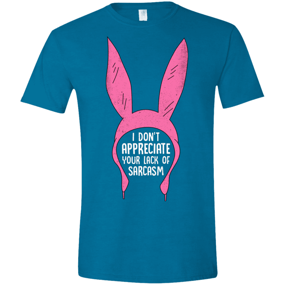 T-Shirts Antique Sapphire / S Sarcasm Wins Men's Semi-Fitted Softstyle