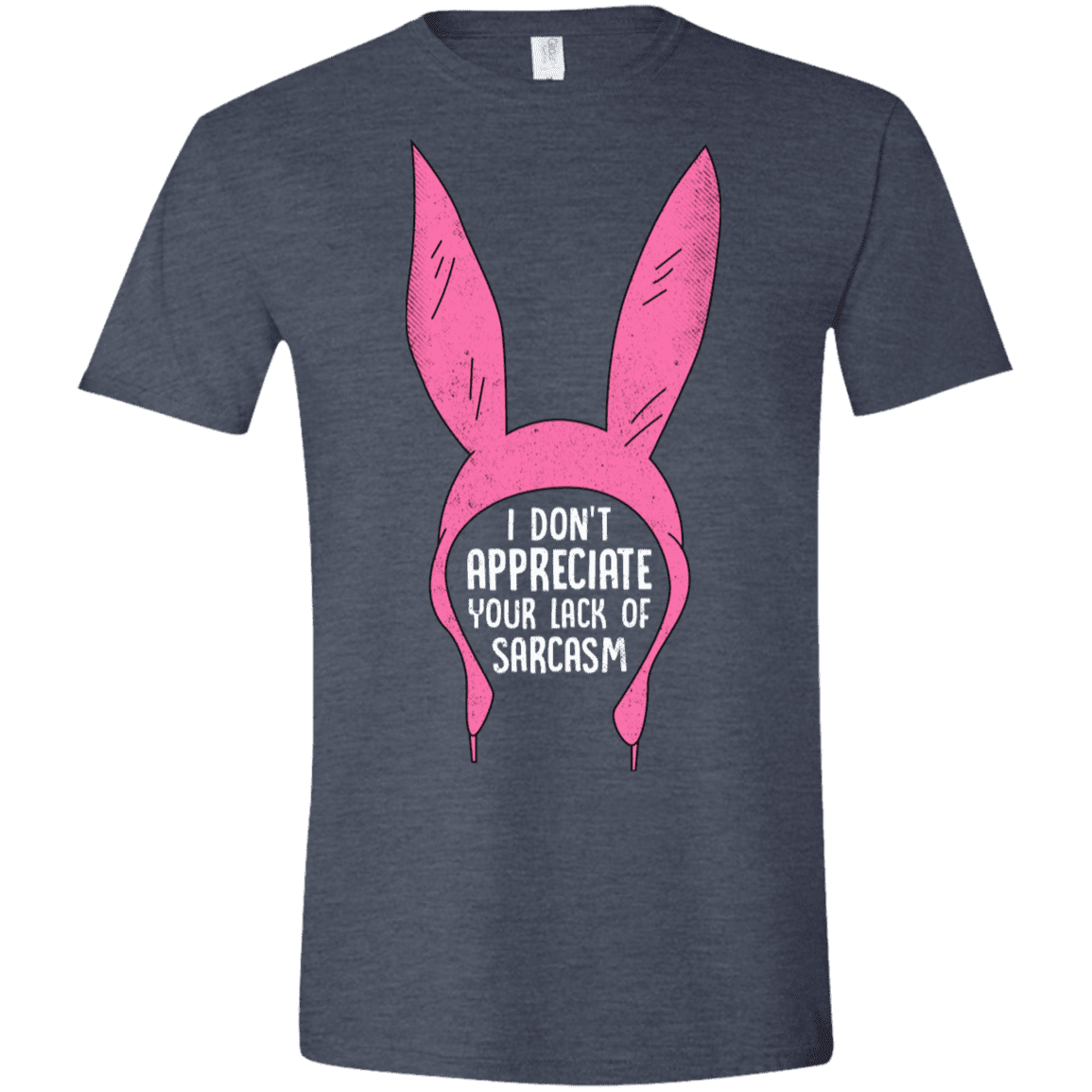 T-Shirts Heather Navy / S Sarcasm Wins Men's Semi-Fitted Softstyle