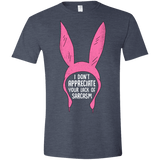 T-Shirts Heather Navy / S Sarcasm Wins Men's Semi-Fitted Softstyle