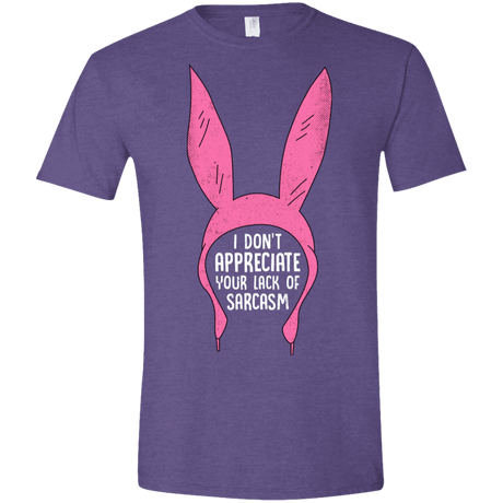 T-Shirts Heather Purple / S Sarcasm Wins Men's Semi-Fitted Softstyle