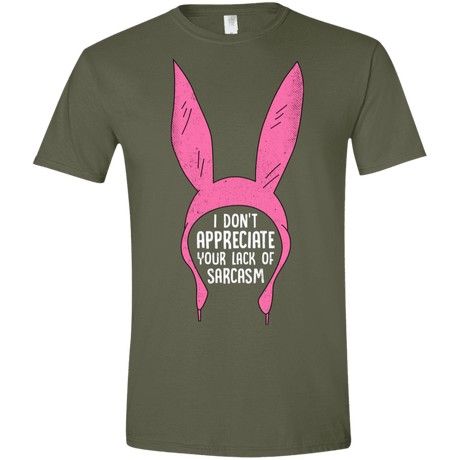 T-Shirts Military Green / S Sarcasm Wins Men's Semi-Fitted Softstyle