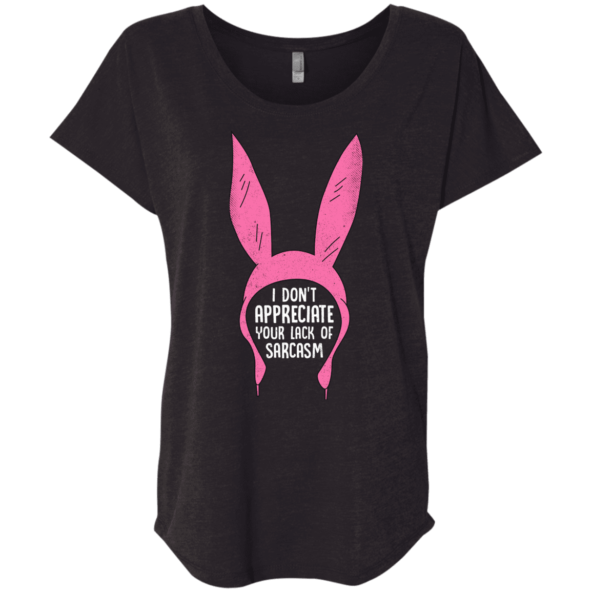 T-Shirts Vintage Black / X-Small Sarcasm Wins Triblend Dolman Sleeve