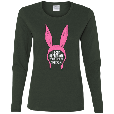 T-Shirts Forest / S Sarcasm Wins Women's Long Sleeve T-Shirt