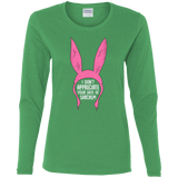 T-Shirts Irish Green / S Sarcasm Wins Women's Long Sleeve T-Shirt