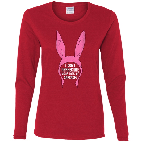 T-Shirts Red / S Sarcasm Wins Women's Long Sleeve T-Shirt