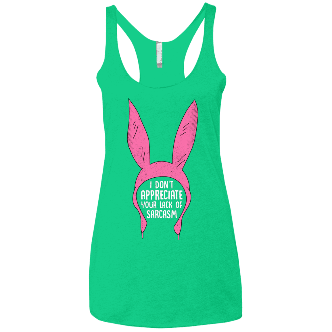 T-Shirts Envy / X-Small Sarcasm Wins Women's Triblend Racerback Tank